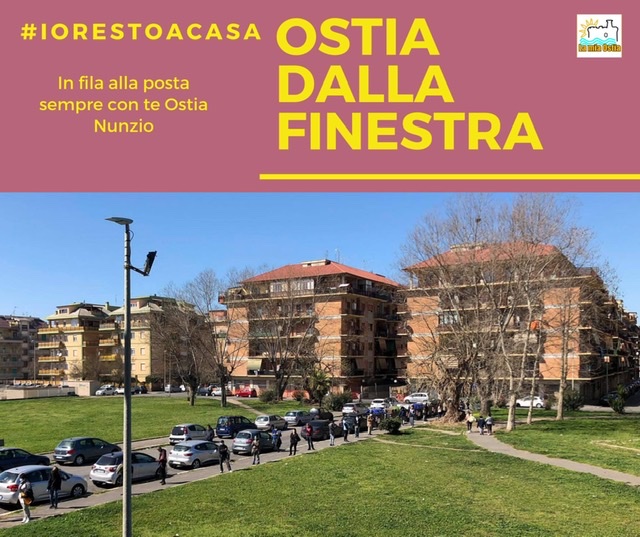 Ostia dalla finestra: mese di aprile